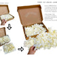 Miami Fresh Orchid Loose Bloom Perishable Flowers Orchidclub Usa Sunne Tropical Diy Lei, Food & Drink Decoration (100 White)