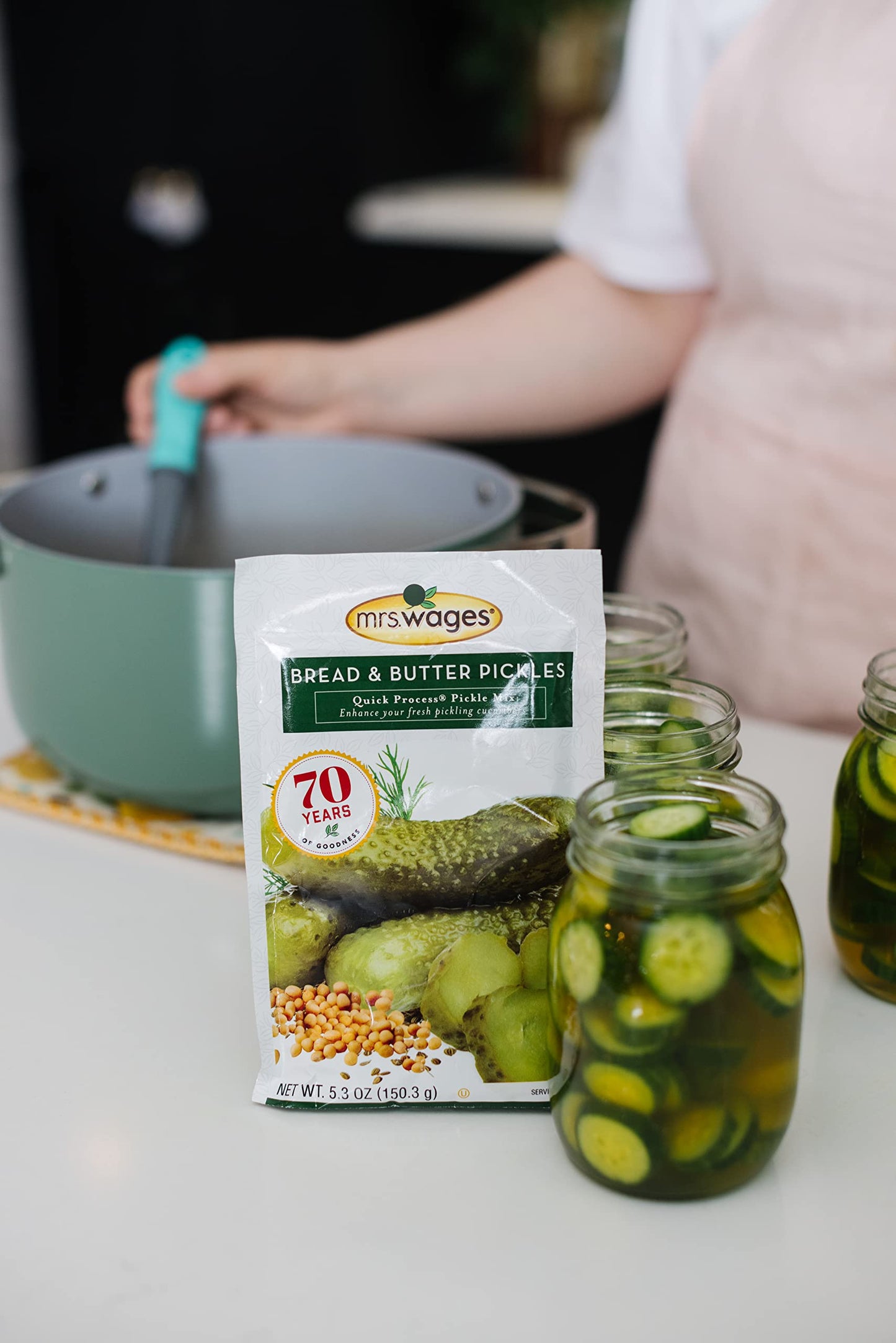 Mrs. Wages Bread And Butter Pickles Quick Process Mix (Value Pack Of 6), 5.3 Ounce (Pack Of 6)