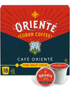 Oriente Dark Roast Coffee Pods, 18 ct, Cuban Inspired Coffee in Recyclable Single Serve Pods - 100% Arabica Coffee, Compatible w