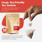 Big Heart Tea Co. Organic Fiery Masala Chai Tea Bags - Herbal Decaf - 50 Pack