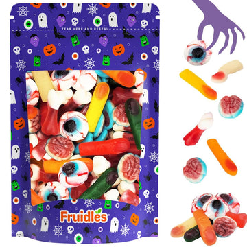 Fruidles Halloween Missing Body Parts Gummies, Fun And Festive Holiday Snacking (2 Pound Bag)