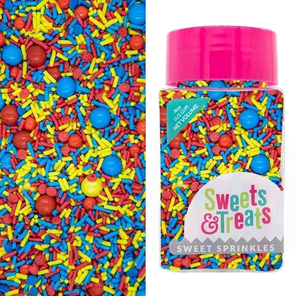 Toy Box Hero Story Sprinkles For Cake Cookie Cupcake Decorating And Baking Fancy Edible Cake Sprinkles And Toppings In Blue Jimm