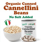 Food To Live Organic Italian Canned Cannellini Beans, 14 Oz (Pack Of 8) - Unsalted Non-Gmo White Kidney Beans. Good Source Of Fi
