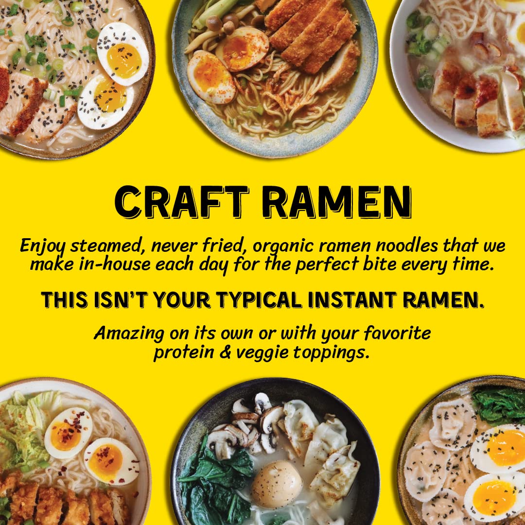 Mike'S Mighty Good Ramen Chicken Soup - Chicken Noodle Soup - Instant Ramen Noodles Cups - Organic Non-Gmo Instant Noodles - 1.6
