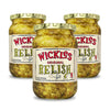 Wickles Pickles Original Relish (3 Pack) - Hot & Sweet Relish - Wickedly Delicious Sweet & Spicy Pickle Relish (16 Oz Each)