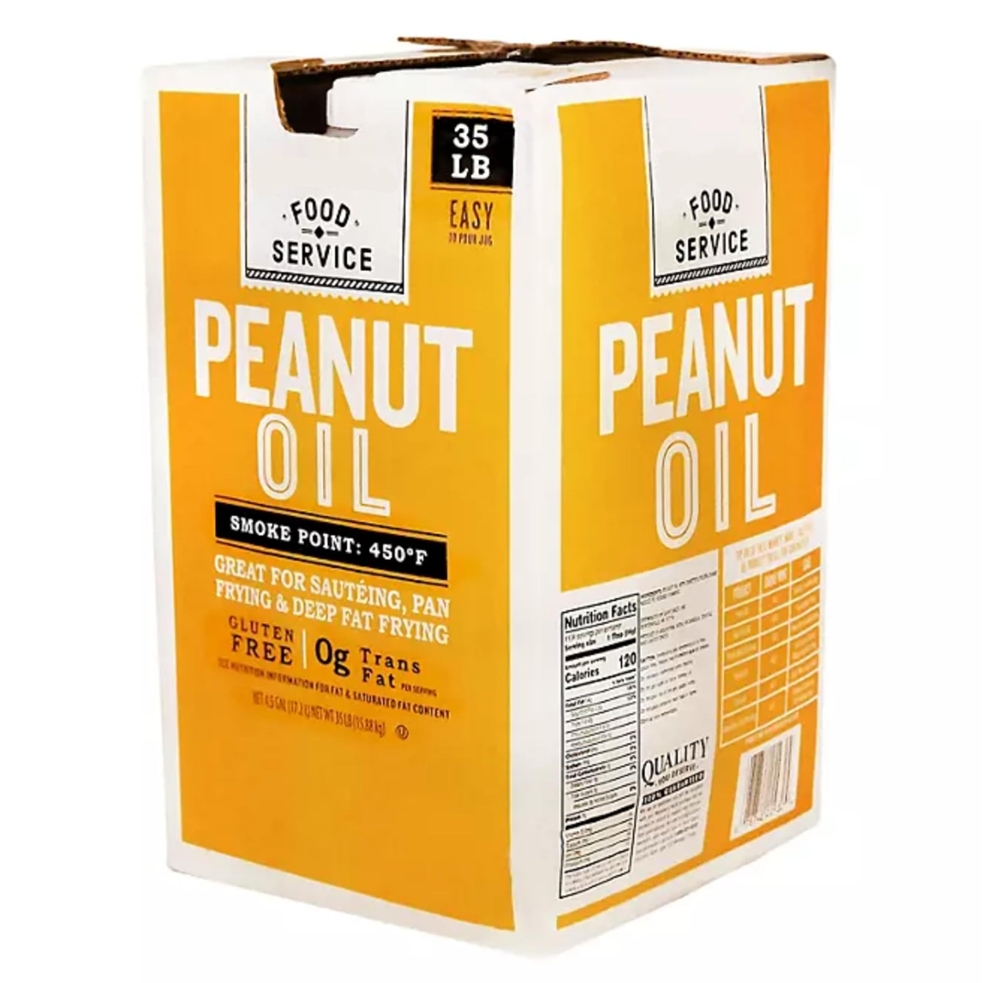 (4.5 Gallons) - ANF Brands Pure Peanut Oil - High Smoke Point  Nutty Flavor  Ideal for Frying and Cooking
