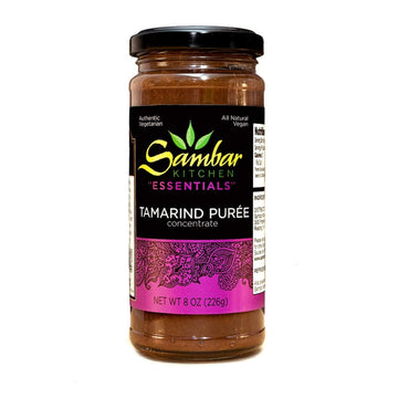 Sambar Kitchen | (3 Pack) Tamarind Puree Concentrate. Vegetarian + Vegan. Authentic Southern Indian Cuisine. (8 Oz)