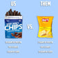 Wicked Cutz Cracked Pepper Beef Jerky Chips, 28G Protein Per Bag, Crispy & Crunchy Beef Jerky Crisps, Usa Made Pepper Flavored C