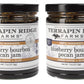 Terrapin Ridge Farms Blueberry Bourbon Pecan Jam - Sweet Jam with Blueberries, Pecans, Cinnamon - Two 11 oz Jars