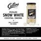 Collins Gourmet Pickled Cocktail Onions - Snow White, 8oz Jar, Perfect for Snacks and Cheese Trays, Model O52