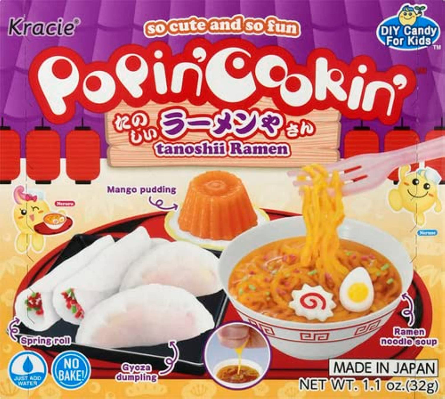 Kracie Popin Cooking Diy Candy Ramen Kit, 1.1 Ounce