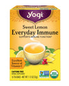 YOGI TEA Organic Sweet Lemon Immune Tea, 16 Count, Herbal Blend, Caffeine-Free