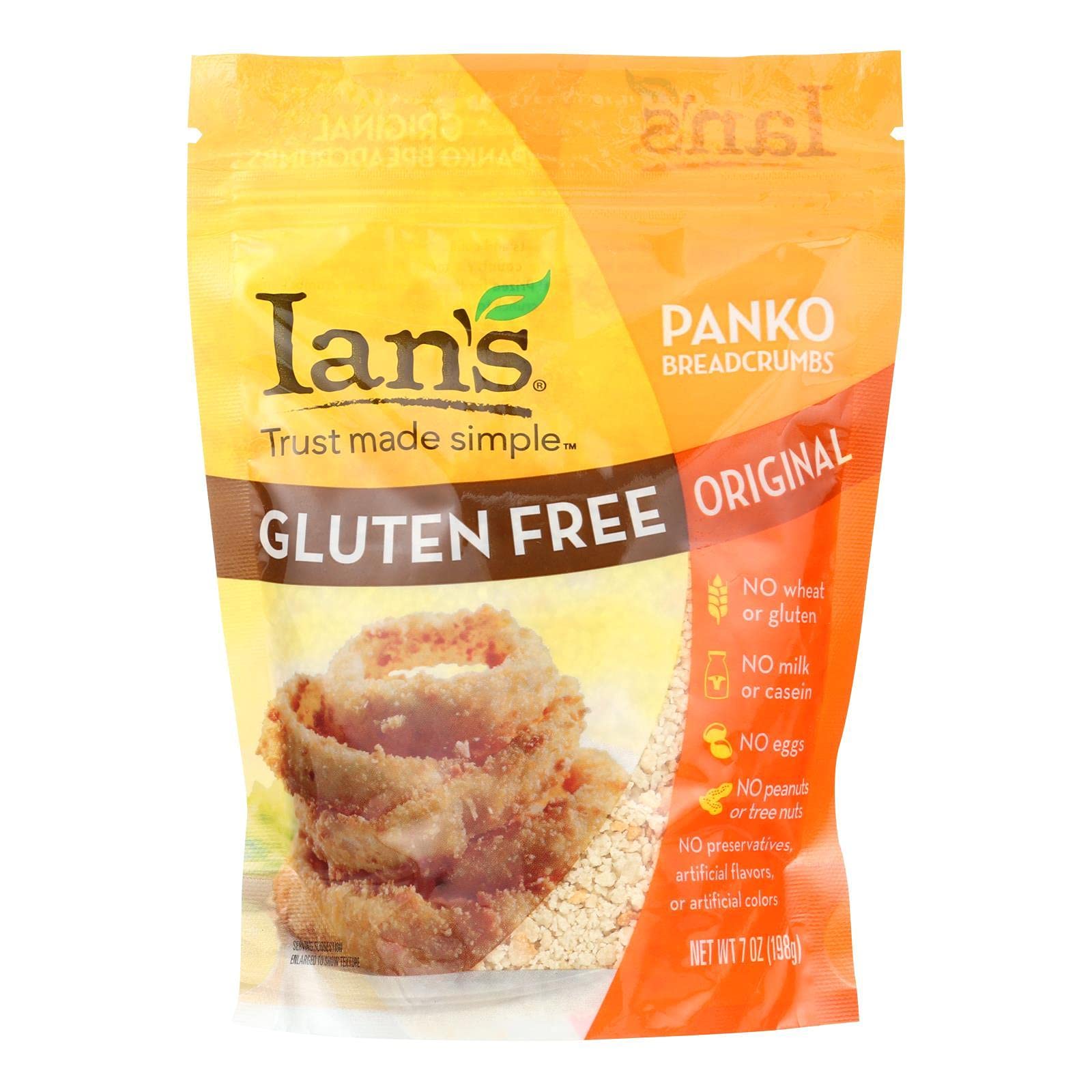 Ians Original Panko Breadcrumbs, 7 Ounce (Pack Of 8)