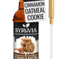 Syruvia Cinnamon Oatmeal Cookie Syrup - Cinnamon Oatmeal Cookie Coffee Syrup Flavor, 25.4 fl oz, Kosher, Gluten Free, Perfect fo