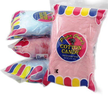 Fruidles Cotton Candy Blue And Pink Party Flavors Supplies Birthday Treats For Kids, Kosher, 3Oz Bag (24-Pack)