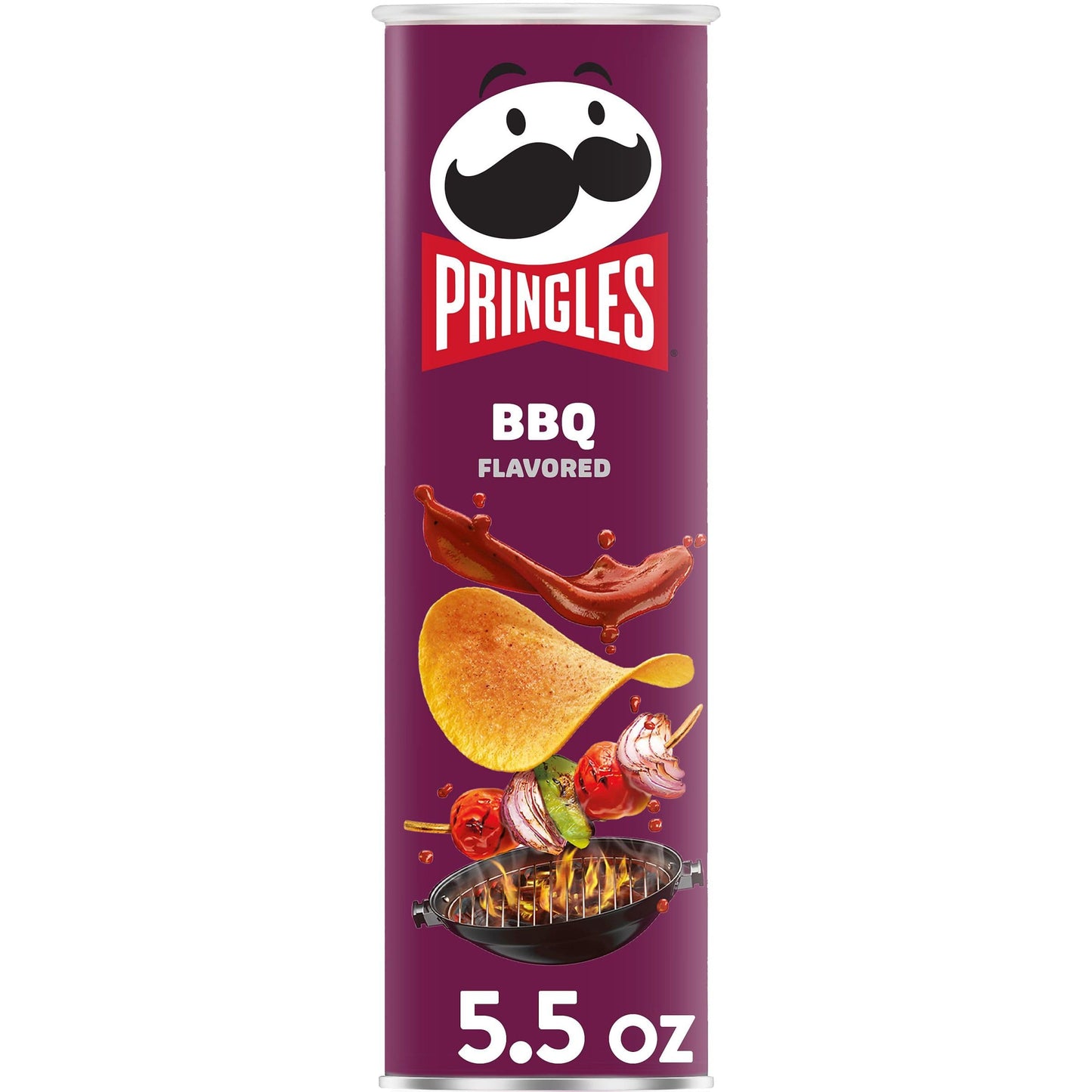 PRINGLES BBQ 5.57OZ (Pack of 14)