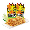 Spicy Strips - (Crispy)(Lime flavor) Spicy Gluten Latiao, Chinese Special Casual Snack Food, Made From Wheat/Chili/Spice, Low Su