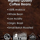 5Lb Don Pablo Gourmet Coffee - Brazil Cerrado - Medium Dark Roast - Whole Bean Coffee - 100% Arabica Beans - Low Acidity And Non