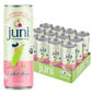 JUNI Sparkling Adaptogen Drink, Tropical, 12 Fl Oz (Pack of 12), Zero Sugar, Organic, Non-Alcoholic