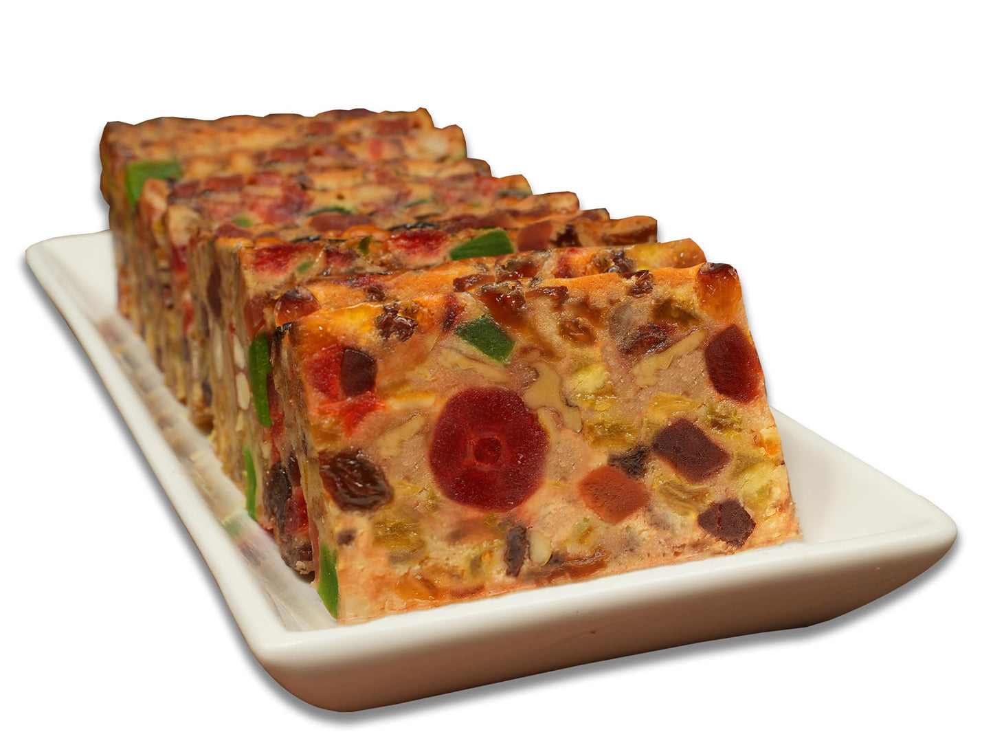 Old Fashion Claxton Fruit Cake 3-1 Lb. Dark Recipe Loaves - Individually Wrapped For Freshness in our Signature Red-White Carton