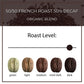 The Bean Organic Coffee Company Half Caff French Roast Ground Coffee, 16 Ounce Bags (Pack of 2)
