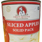 Chef'S Quality - Sliced Apples - 6 Lb Can