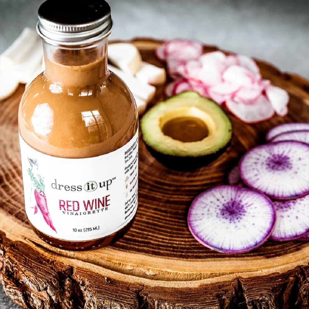 Dress It Up Dressing Red Wine Vinaigrette Salad Dressing, 10 Fl Oz, Pack of 1, Model 0851887004267