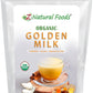 Z Natural Foods Organic Golden Milk Powder - Turmeric Superfood Blend, Mix In Coffee, Tea, Lattes, Smoothies Recipes - Non Gmo,