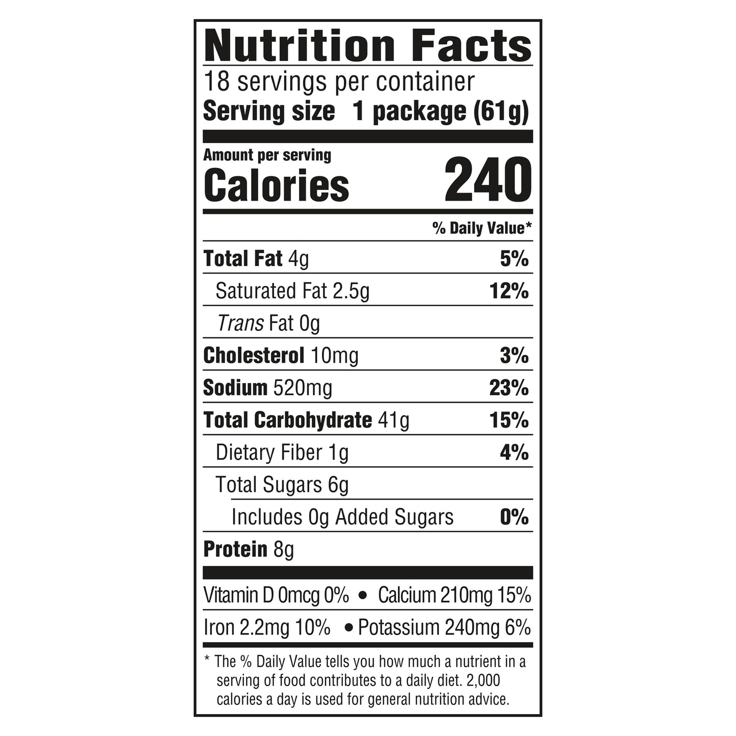 Kraft Easy Mac Original Macaroni & Cheese Microwavable Dinner (18 ct Packets)(Packaging May Vary)