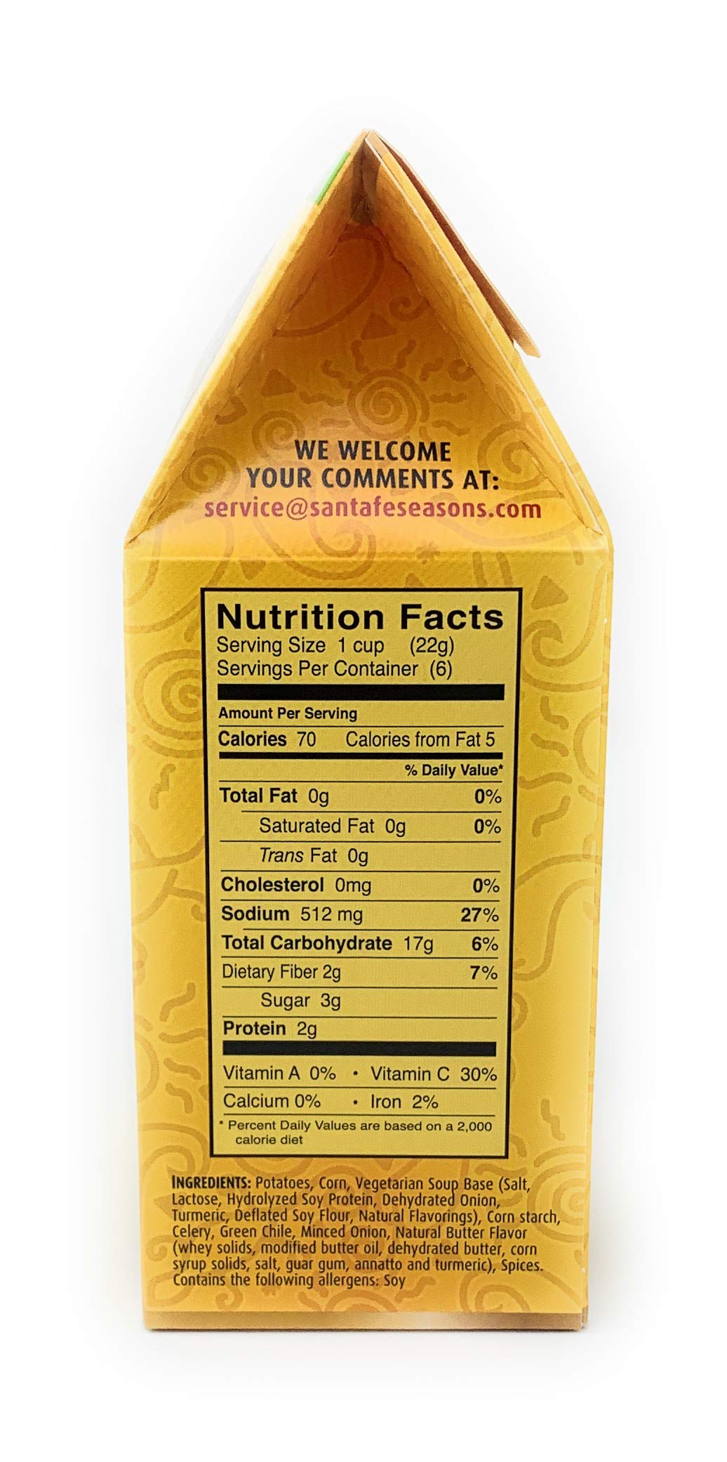 Green Chile Corn Chowder Mix