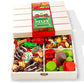 Christmas Gift Basket, Holiday Gourmet  - Variety Snack Crate- Candy Tray Food Assortment Idea- For Women, Men, Family 4 Section- Bonnie And Pop