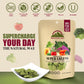 Himalayan Chef Super Greens Veggie Crisp 30G Each Freeze-Dried Superfood Snack 30+ Organic Green Veggie Mix Protein-Rich, Nutrie