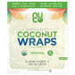NUCO Certified ORGANIC Paleo Gluten Free Vegan Coconut Wraps, 5 Wraps, 2.47 oz