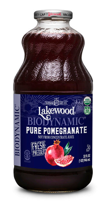 LAKEWOOD Organic Pomegranate Juice  32 FZ