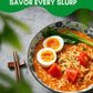 vSlice Dried Veggie Tofu Mix Ramen Toppings, Gluten-Free Dehydrated Vegetable Flakes, 7.5oz