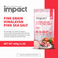 Impact Himalayan Pink Sea Salt, Non-GMO, Gluten-Free, 1lb Pouch, Rich in Trace Minerals