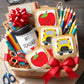 School Cookies Teacher Appreciation Bulk Individually Wrapped Party Favors | Thank You 24 Pack | Back To School Gift Basket | Ap