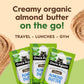 Once Again Organic Creamy Almond Butter, Roasted, Salt Free, Unsweetened, 1.15oz Squeeze Packs, 10 Count, Gluten Free, Vegan, Kosher