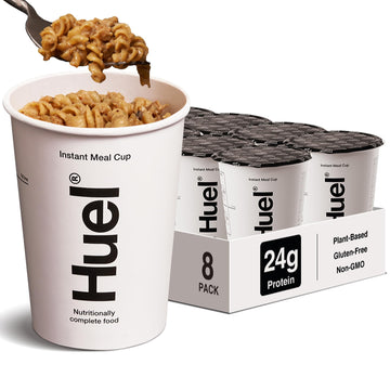 Huel Hot and Savory Cups | Chickn & Mushroom Pasta | 25g Protein Plant Based Instant Meal | 27 Vitamins and Minerals | 100% Nut