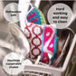 Skoy Scrub, 2-Pack , Non-Scratching, Reusable Scrub For Kitchen And Household Use, Environmentally Friendly, Dishwasher Safe - A