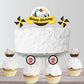 Big Dot Of Happiness Nyc Cityscape - New York City Birthday Party Cake Decorating Kit - Happy Birthday Cake Topper Set - 11 Piec