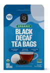 Fgo Organic Black Decaf Tea, 100 Count, Eco-Conscious Tea Bags, Resealable Bag, Packaging May Vary (Pack Of 1)