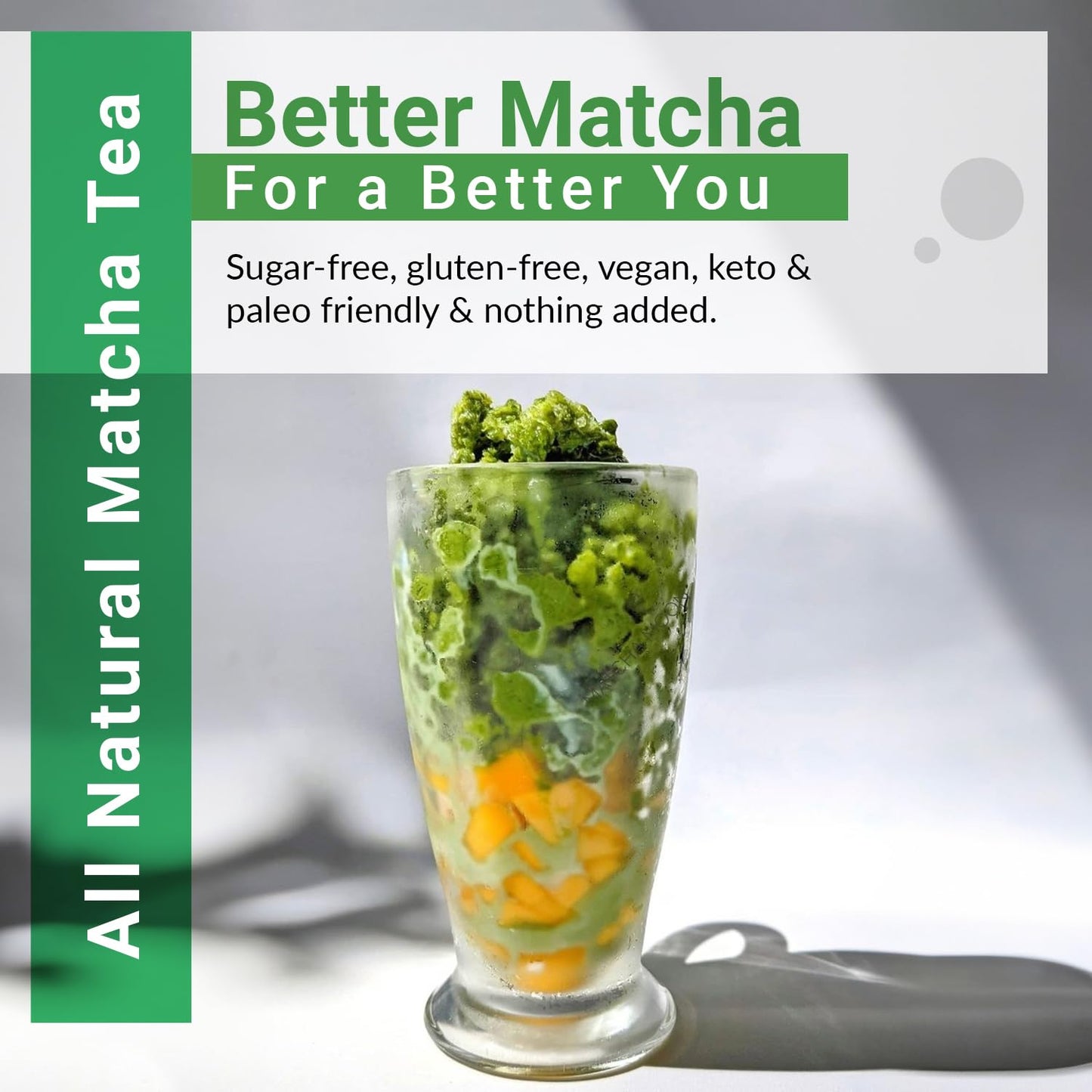 Matcha Moon Organic Barista Grade Matcha Powder for Lattes, Smoothies & Baking - 100g, Green Tea, 3.5 Ounce