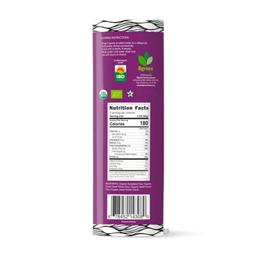 Big Green Organic Food- Organic Purple Yam + Buckwheat Spaghetti, Premium Ube, Gluten-Free, Vegan (3 Pack)