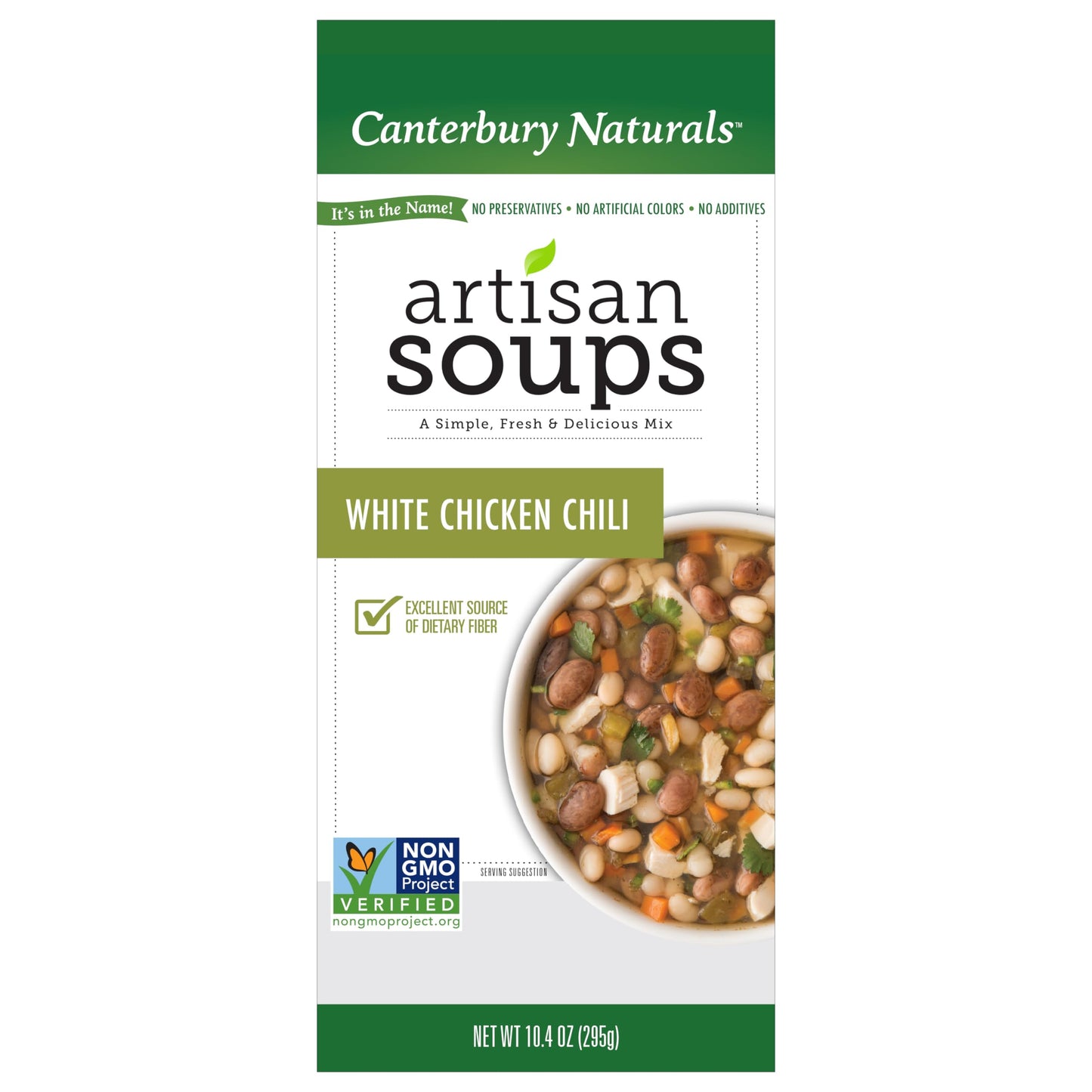 Canterbury Naturals Artisan Soup Mix, White Chicken Chili, Non-Gmo, Makes 8 Servings (10.4 Ounce (Pack Of 6))