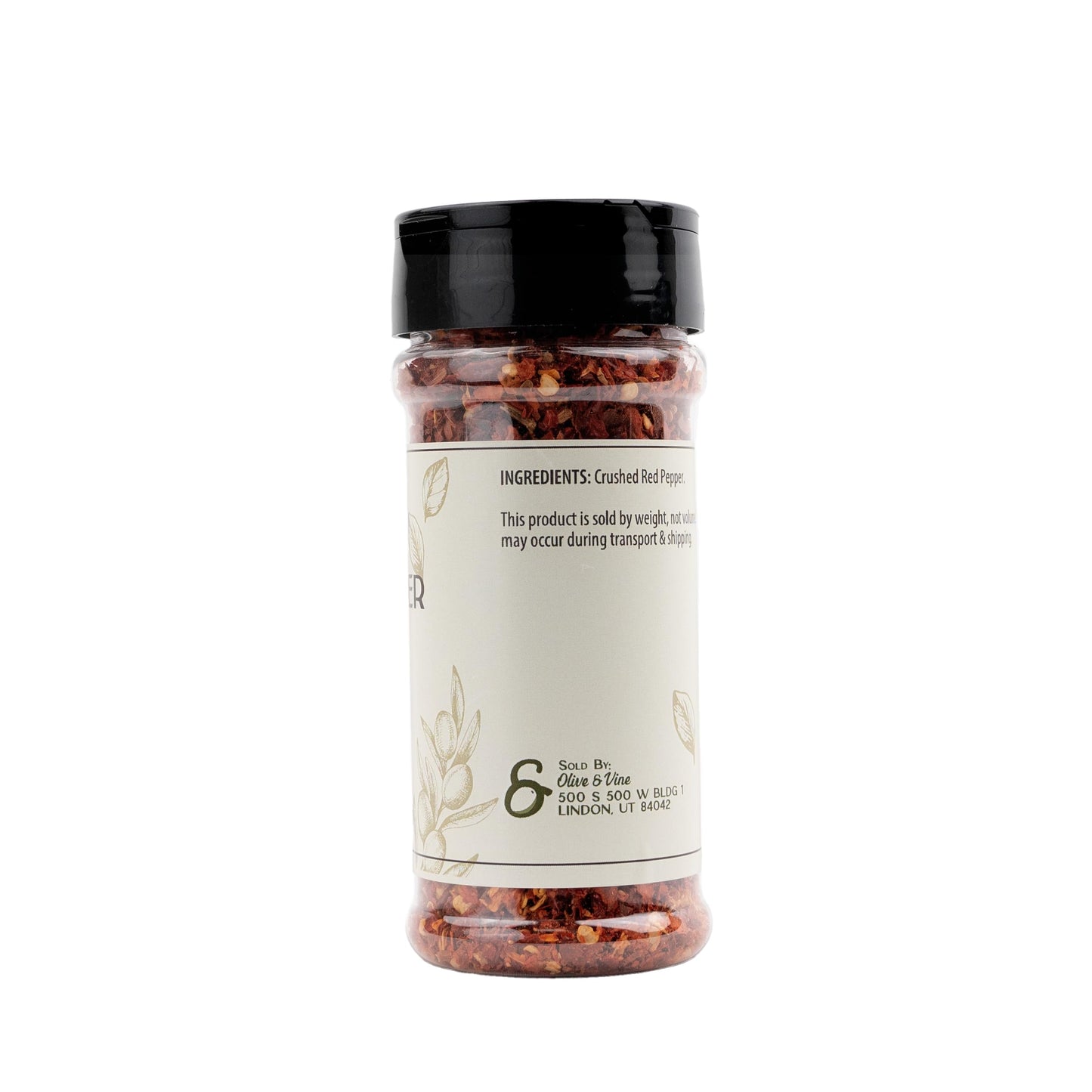 Olive & Vine Red Pepper Flakes, Spicy Heat, Seasoning For Pizza, Pasta, And Soups, Rich Tradition, Authentic Taste, For Global R