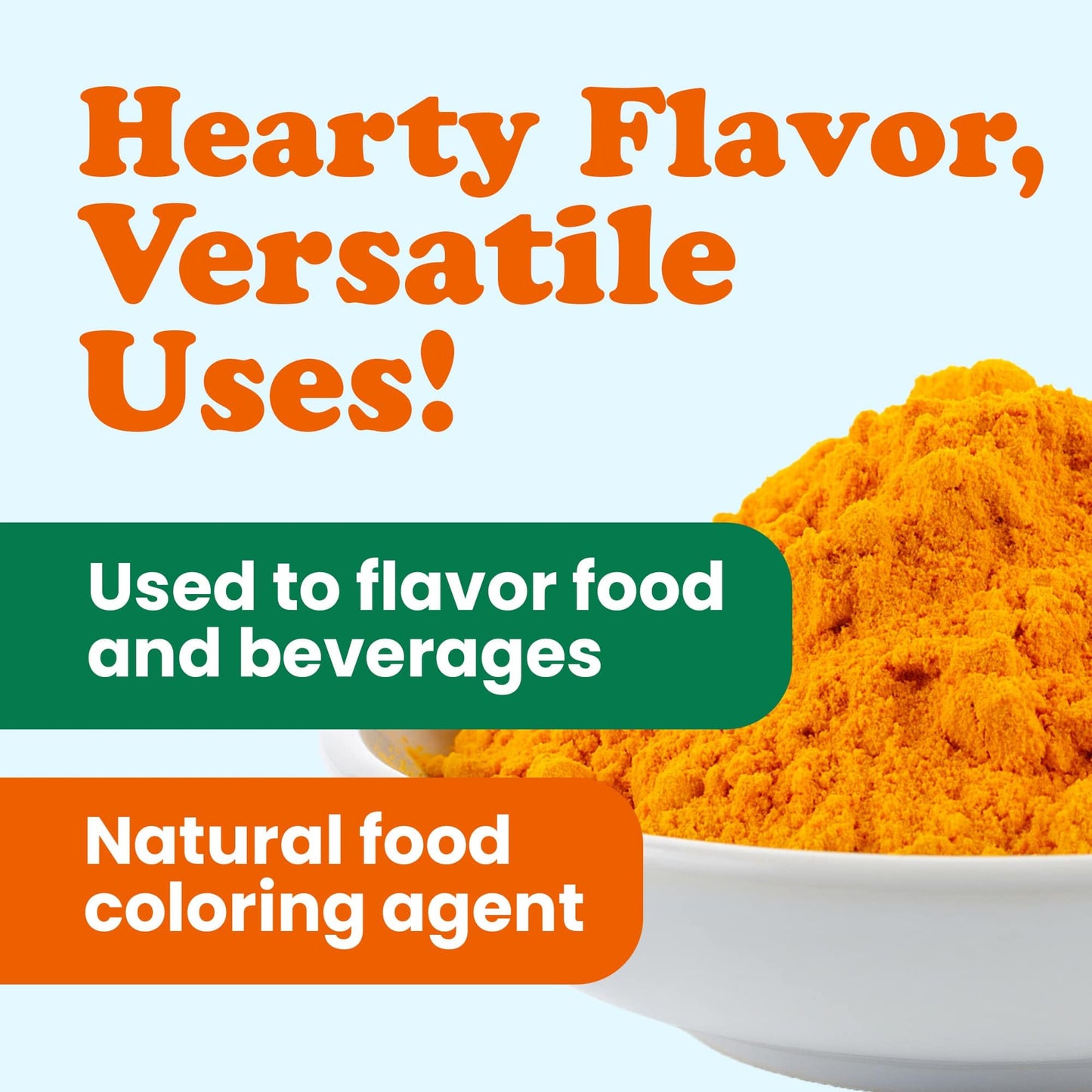 Food to Live Organic Turmeric Powder, 8 Ounces Non-GMO, Finely Ground Turmeric Root, Pure, Kosher, Vegan, Bulk. Fragrant Spice.