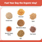 Farm To Table Foods Organic Ancient Super Grain Oatmeal Individual Serving Cups, Maple And Brown Sugar - High Protein, Non-Gmo,