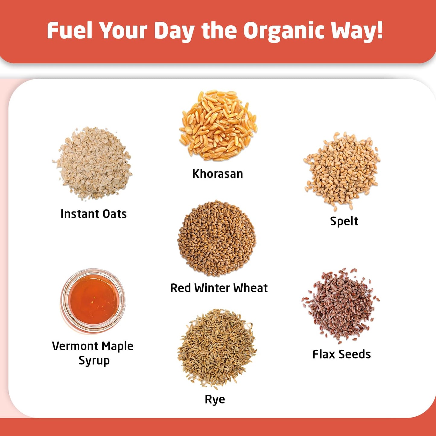 Farm To Table Foods Organic Ancient Super Grain Oatmeal Individual Serving Cups, Maple And Brown Sugar - High Protein, Non-Gmo,