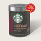Starbucks Premium Instant Coffee - Dark Roast - 100% Arabica - 1 Tin (up to 40 cups)